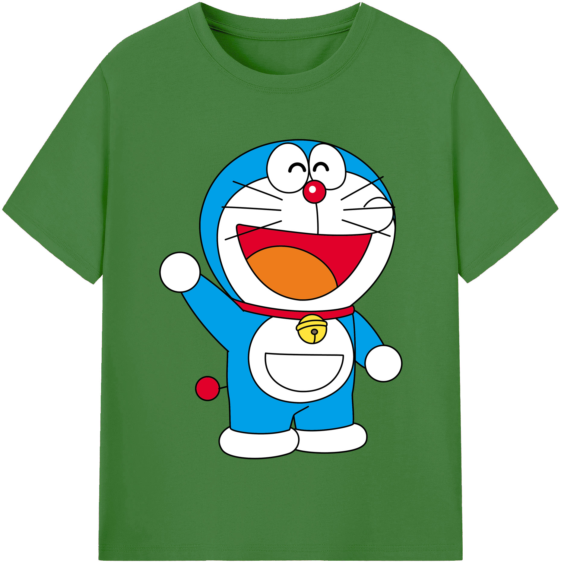 （画像用） ドラえもん Doraemon レディースカジュアルプリントTシャツ（綿100％）